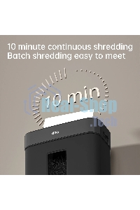 Шредер Deli ET023 черный (секр.P-4) фрагменты 8лист. 15лтр.