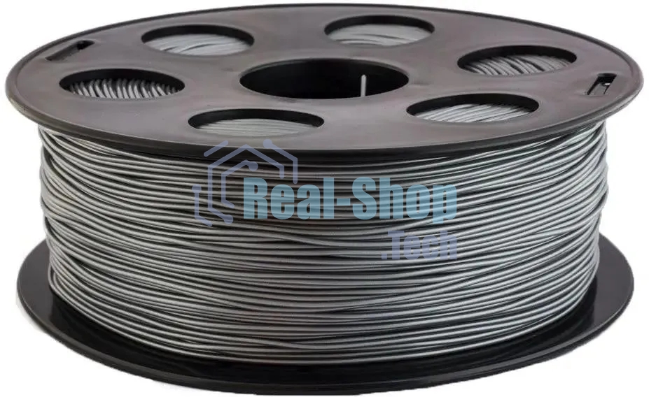 Пластик для принтера 3D Bestfilament st pla 1kg 1.75 serebr PLA d1.75мм 1кг 1цв.