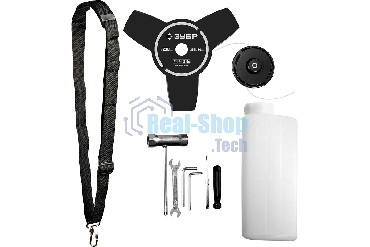 Бензокоса Зубр КРБ-1000, 1 кВт / 1.35 л.с., 33 см3