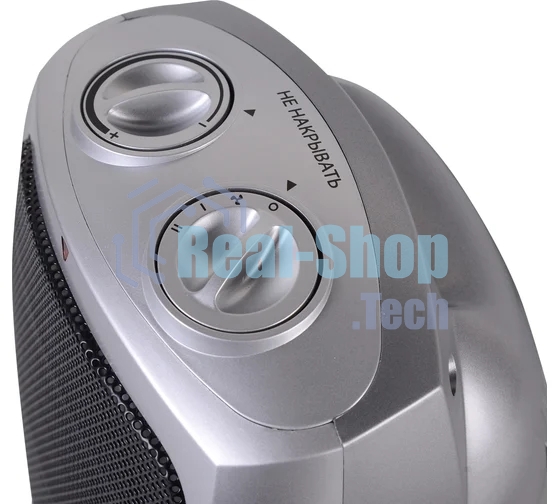 Тепловентилятор Ресанта ТВК-1, серебристый, 900/1800 Вт, 18 м2, термостат 67/2/3