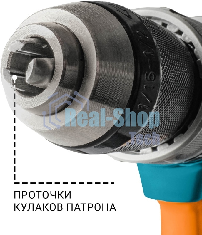 Дрель-шуруповерт Bort BAB-21Ix2Li-XDK, Аккумуляторная, 18В, 2 АКБ, Ударная