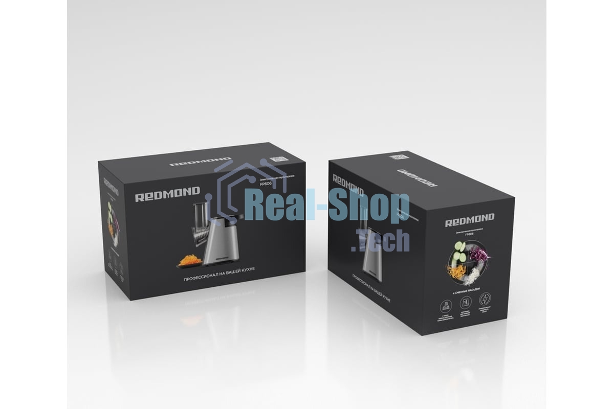 Мультирезка Redmond FP-606, черный/сталь