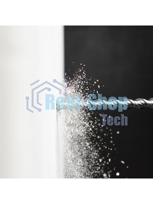 Бур по бетону Denzel двойная спираль, Cobalt W-tip, 18x600 мм, SDS PLUS