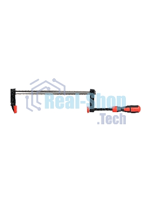 Струбцина F-образная усиленная Deli DL111230Z 300x120 мм, макс. усилие зажима 3500N, резьба 16мм