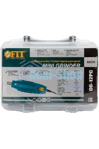 Мини-дрель FIT 80530 12 Вт; 12000 об/мин; 3,2 мм; адаптер; набор насадок; пластик. кейс