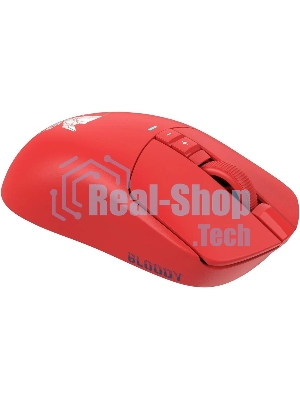 Мышь беспроводная/проводная A4Tech Bloody R72 Pro красный, 26000 dpi, радиоканал, USB/USB-C, кнопки - 7
