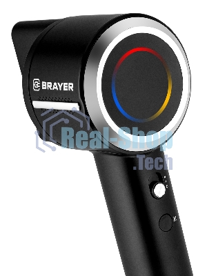 Фен BRAYER BR3028 черный, 1600 Вт, ионизация