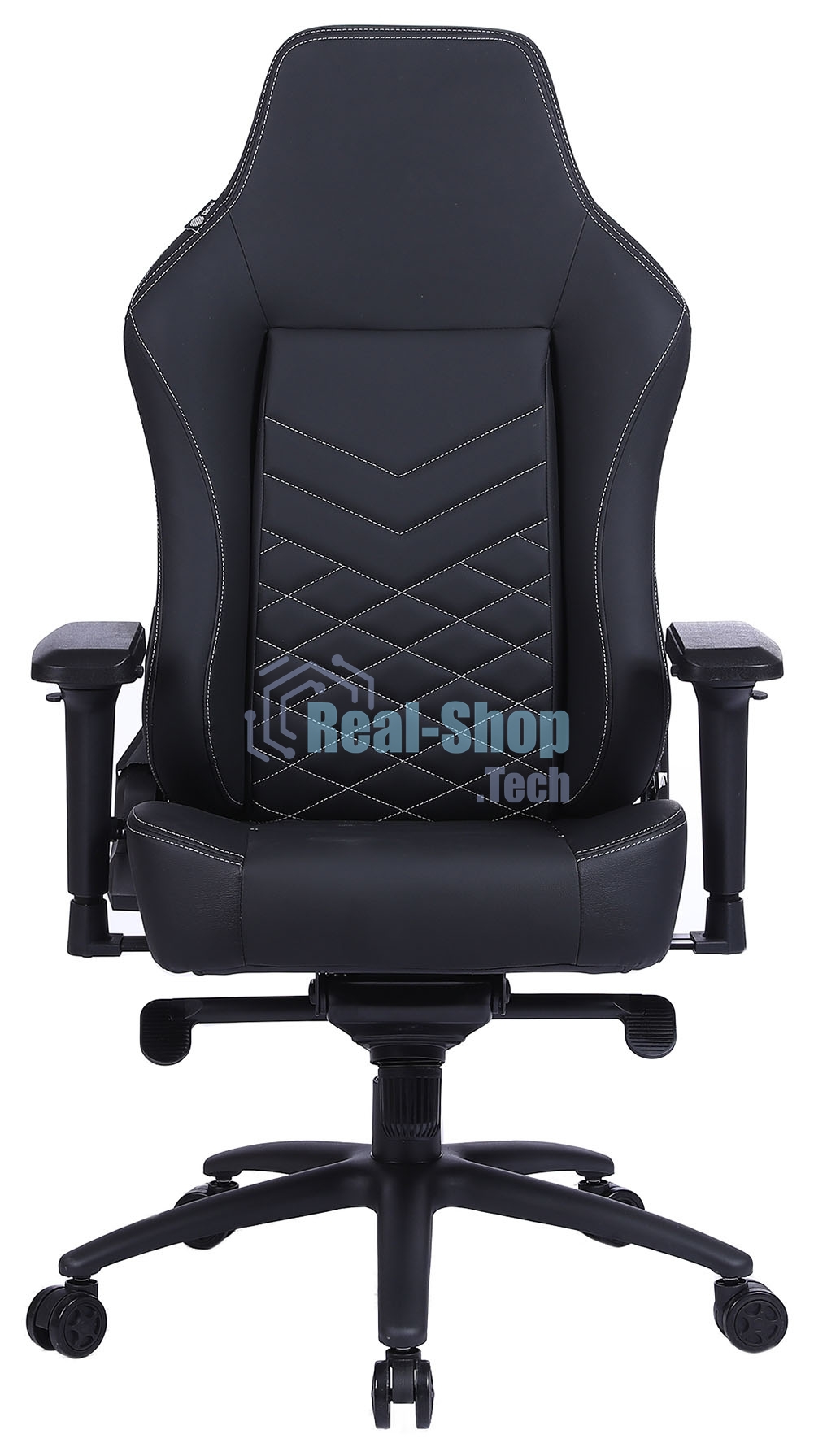 Кресло игровое Cactus CS-CHR-0112BL-M, массажное, с подголовником, черный