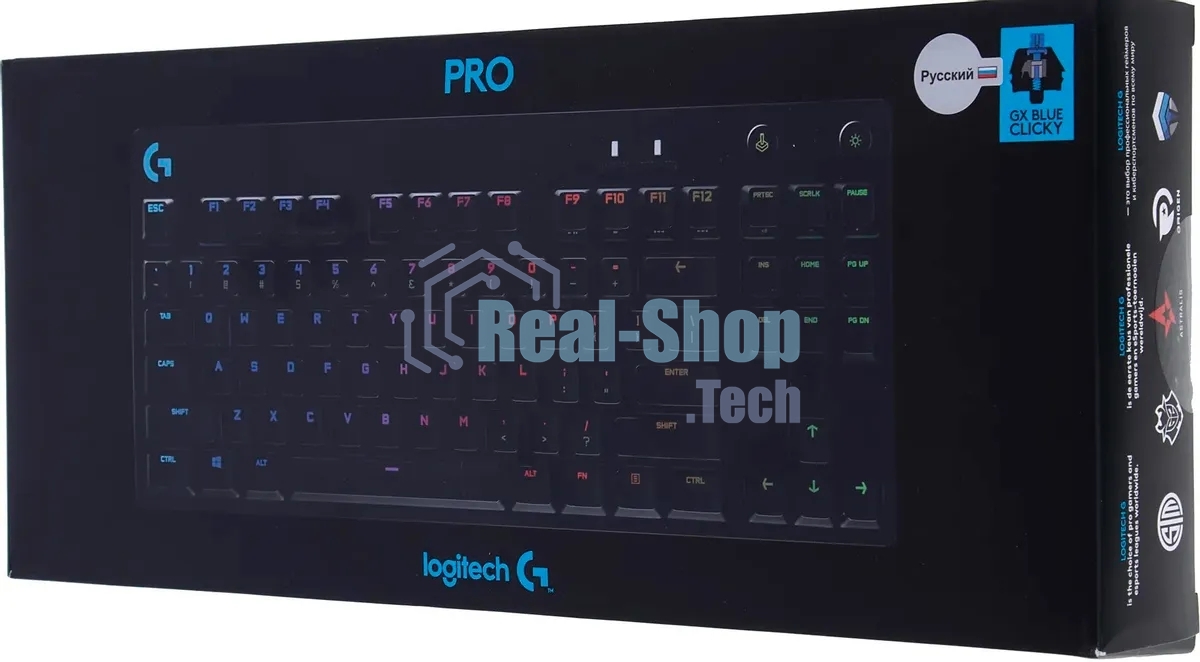 Клавиатура проводная Logitech G Pro (920-009393), USB, черный