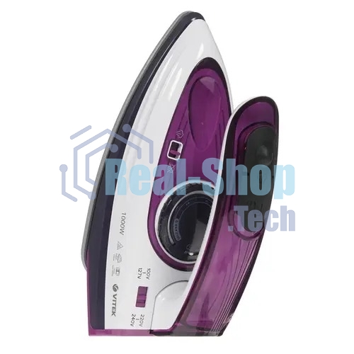 Утюг дорожный Vitek VT-8305 1000Вт белый/фиолетовый