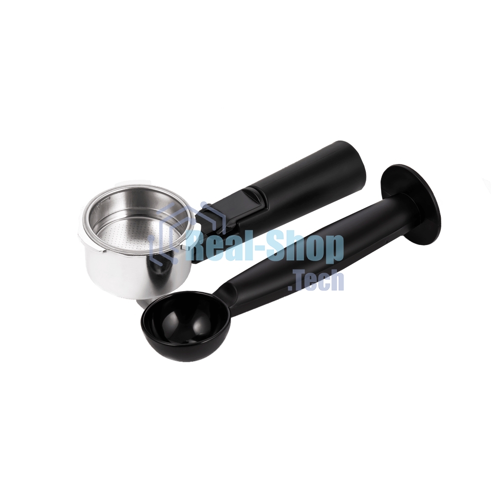 Кофеварка рожковая Maunfeld MF-734BK черный, исп. кофе - молотый/чалды, 1.5 л, 850 Вт, 15 бар