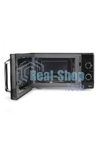 Микроволновая печь Centek CT-1550 черный, 20 л, 700 Вт, переключатели - поворотный механизм