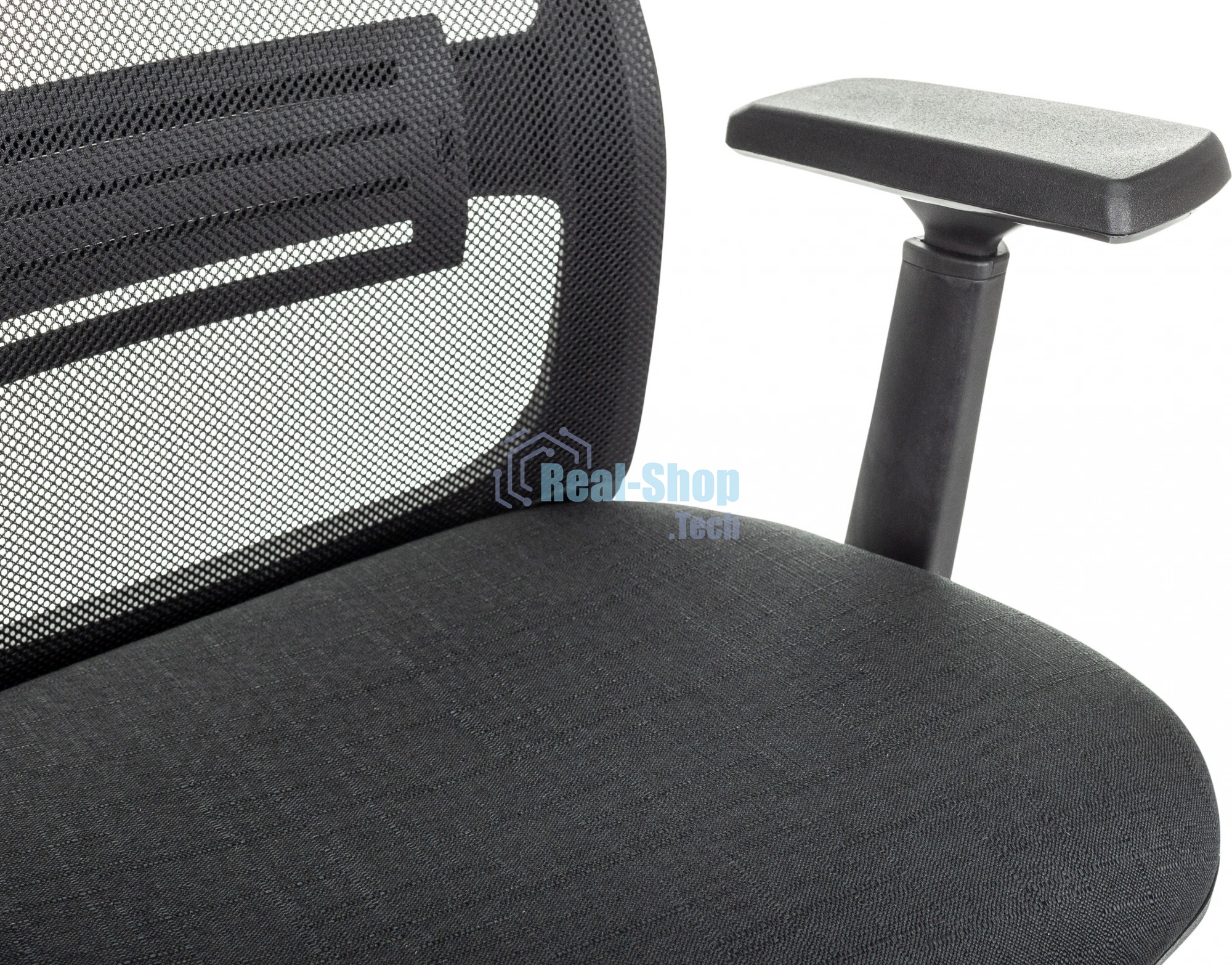 Кресло руководителя Бюрократ MC-915 черный TW-01 38-418 сетка/ткань, крестовина алюминий