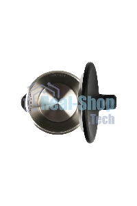 Чайник электрический Atlanta ATH-2449 черный 1,7л, нержавейка, двухстенный