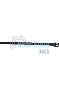 Нейлоновые стяжки Fortisflex КСС 3х150 черный 100 штук