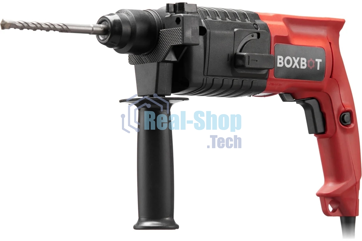 Перфоратор Boxbot RH-500, 500 Вт, 1.7 Дж, кейс, буры в комплекте