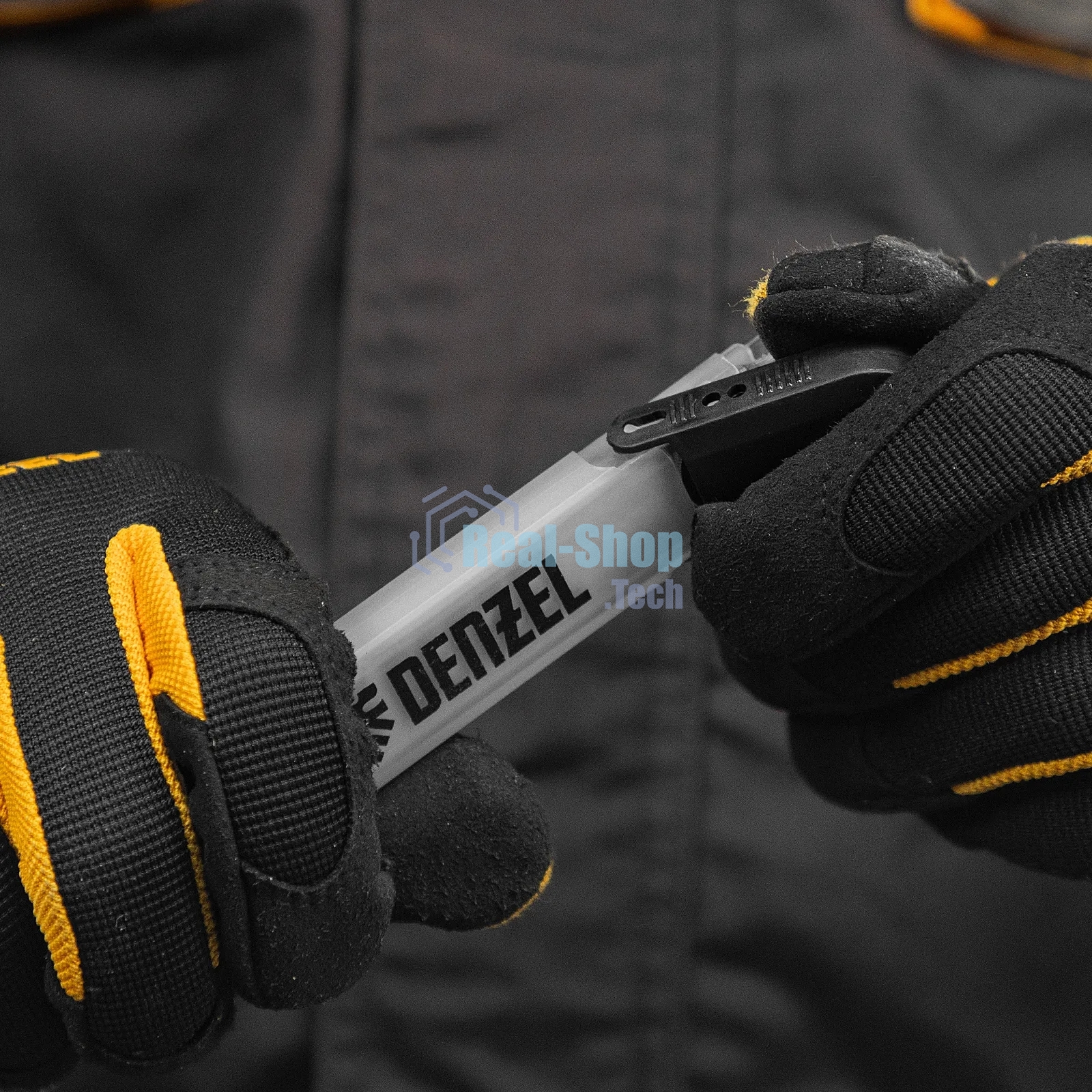 Лезвия Denzel 18 мм, нерж. сталь 440, 0,5 мм, 5 шт.