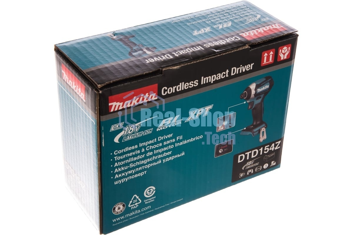 Гайковерт аккумуляторный Makita DTD154Z 18В. Li-ion. 0-3600об\м. 6-ти гр1\4