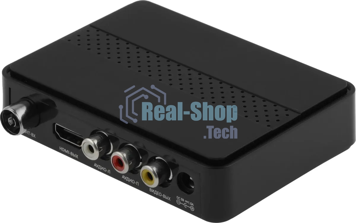 Приставка для цифрового ТВ Cadena CDT-2291SB черный, DVB-T2, DVB-T, HDMI, USB 2.0
