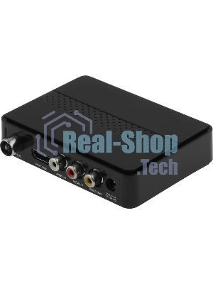 Приставка для цифрового ТВ Cadena CDT-2291SB черный, DVB-T2, DVB-T, HDMI, USB 2.0