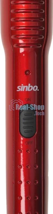 Щипцы для завивки волос Sinbo SHD 7077 красный/золотистый, 10 мм, 200 °C, 1 режим