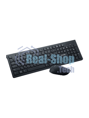 Комплект клавиатура+мышь Smartbuy 206368AG беспроводной, USB, 1600 DPI, чёрный