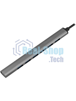 USB-концентратор Digma DHUB-7USB-AC-2.0, USB-C + USB-A, USB 2.0 7 портов, USB