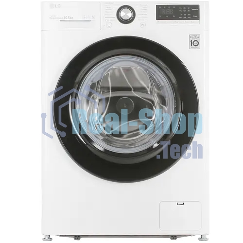 Стиральная машина LG TW4V3RS6W белый, загрузка фронтальная 10,5 кг, 1400 об/мин., класс: А