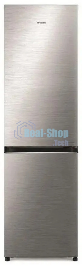 Холодильник Hitachi R-B410PUC6 BSL серебристый бриллиант двухкамерный 215/105л морозилка сверху, No Frost