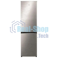 Холодильник Hitachi R-B410PUC6 BSL серебристый бриллиант двухкамерный 215/105л морозилка сверху, No Frost