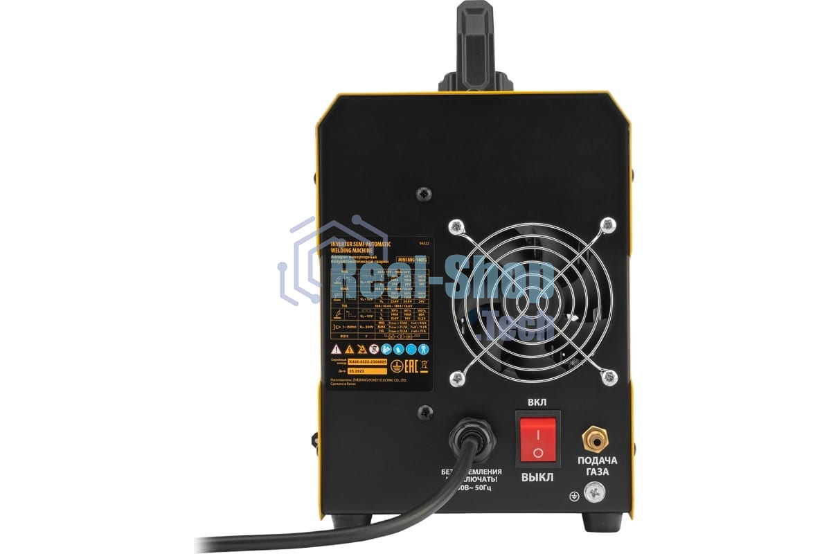 Аппарат инвертор. полуавтомат. сварки Denzel Mini MIG-140FG, 140 А, ПВ 60%