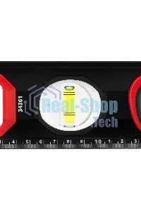 Уровень алюминиевый Matrix, усиленный, фрезерованный, 3 глазка, 2 комп. рукоятки, 600 мм