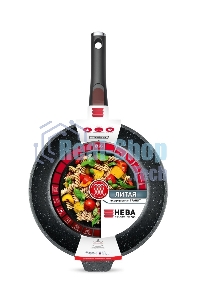 Сотейник 26 НЕВА МЕТАЛЛ ПОСУДА L181326i высокий литая Индукция Гранит с/р