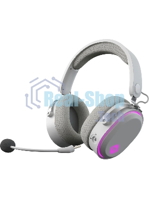 Беспроводные/проводные наушники GMNG GG-HS405W белый, полноразмерные, Bluetooth + радиоканал + проводной, до 40 ч
