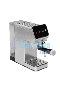 Кофеварка рожковая BQ CM7003 серебристый, исп. кофе - молотый, 1,2 л, 1350 Вт, 20 бар