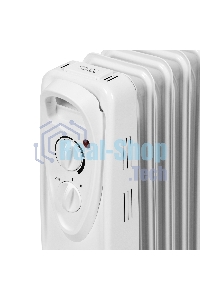 Обогреватель масляный AC ELECTRIC AOH/BM-09BW 2000 (9 секций) белый, 2000 Вт, 20 м2, термостат