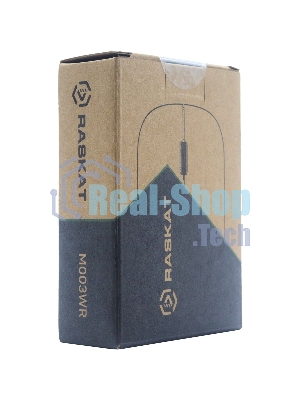 Мышь беспроводная Raskat M003WR белый, 2400 dpi, радиоканал, Bluetooth, USB, кнопки - 3