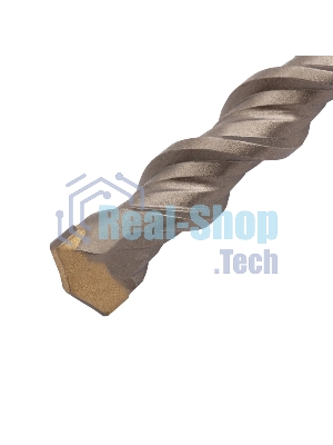 Бур по бетону Denzel двойная спираль, Cobalt W-tip, 18x600 мм, SDS PLUS