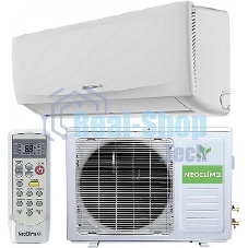 Кондиционер сплит-система Neoclima NS/NU-HAX28R 28000 BTU, 80 м², 37/48 дБ, охлаждение, обогрев, осушение, белый