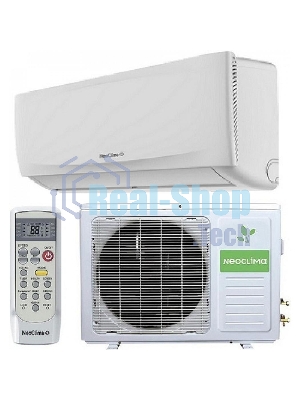Кондиционер сплит-система Neoclima NS/NU-HAX28R 28000 BTU, 80 м², 37/48 дБ, охлаждение, обогрев, осушение, белый