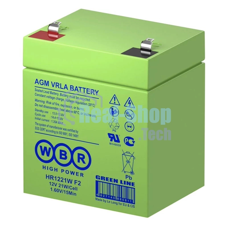 Батарея для ИБП WBR HR 1221W (12V 5Ah) F2
