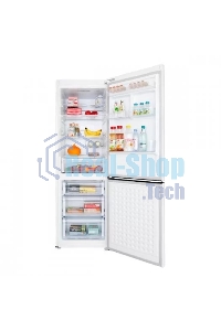 Холодильник-морозильник Maunfeld MFF187NFIW10 с инвертором белый двухкамерный 232/98 л морозилка снизу, No Frost