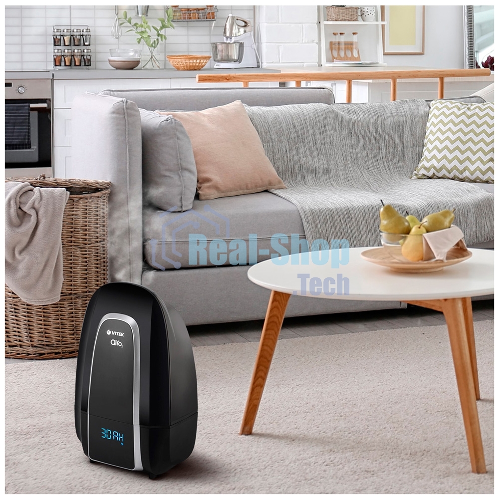 Увлажнитель воздуха ультразвуковой Vitek VT-2342 черный