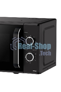 Микроволновая печь Centek CT-1550 черный, 20 л, 700 Вт, переключатели - поворотный механизм