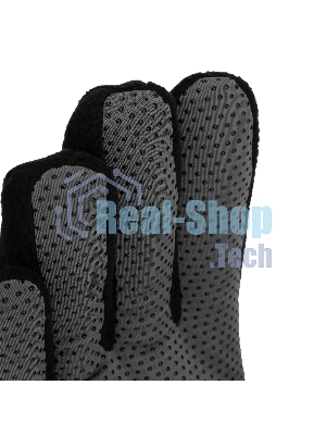 Перчатки универсальные Denzel двойные, ПВХ нанесение, размер 9