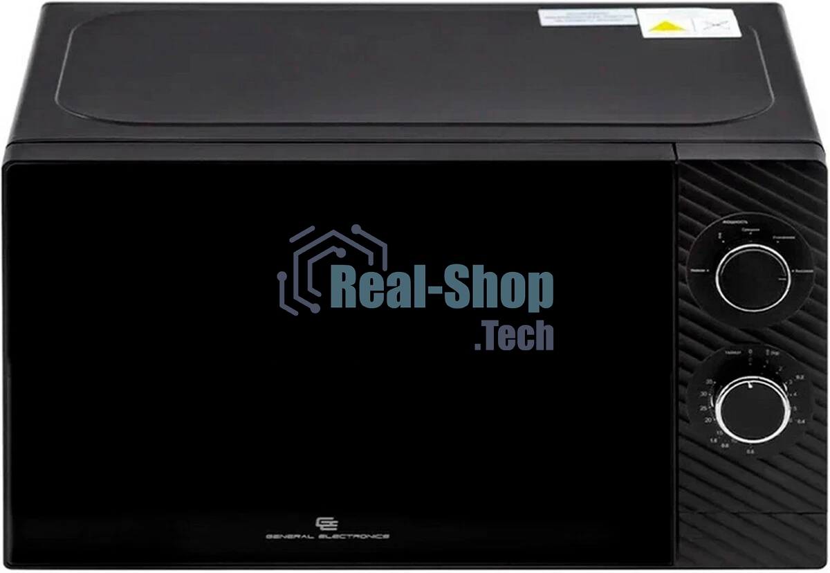 Микроволновая печь General Electronics 20L SOLO черная GE-MS120B 700W
