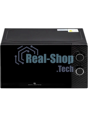 Микроволновая печь General Electronics GE-MS120B черный, 20 л, 700 Вт, переключатели - поворотный механизм