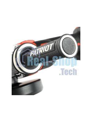 Угловая шлифовальная машина (УШМ) PATRIOT PATRIOT AG 125Li UES (Без ЗУ и АКБ) в коробке, двигатель: бесщеточный, 8000об/мин