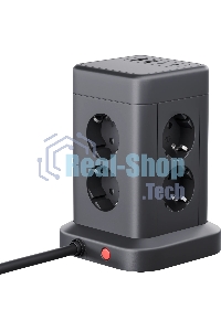 Сетевой фильтр Defender ILS 453 (3 м, 8 розеток, 2USB-A, 2USB-C)