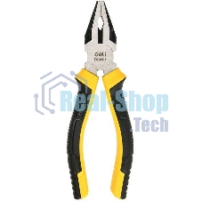 Комбинированные плоскогубцы Deli DL0001 160 мм, двухкомпонентная прорезиненная рукоять